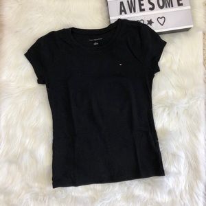 Tommy Hilfiger Black Basic short sleeve T-shirt